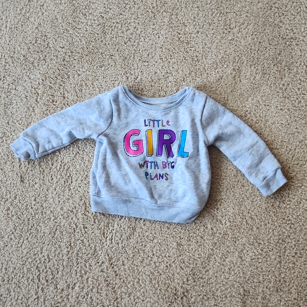 Cat & Jack 12m gray sweatshirt